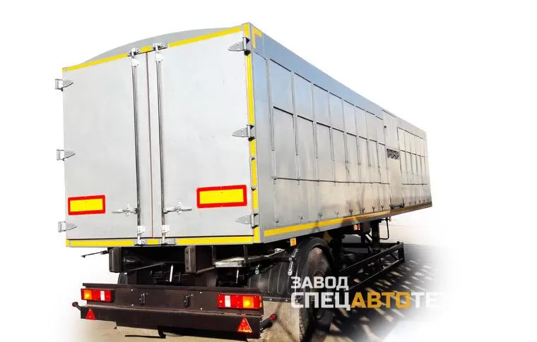 Полуприцеп автомобильный одноярусный (скотовоз)  sat47к-01