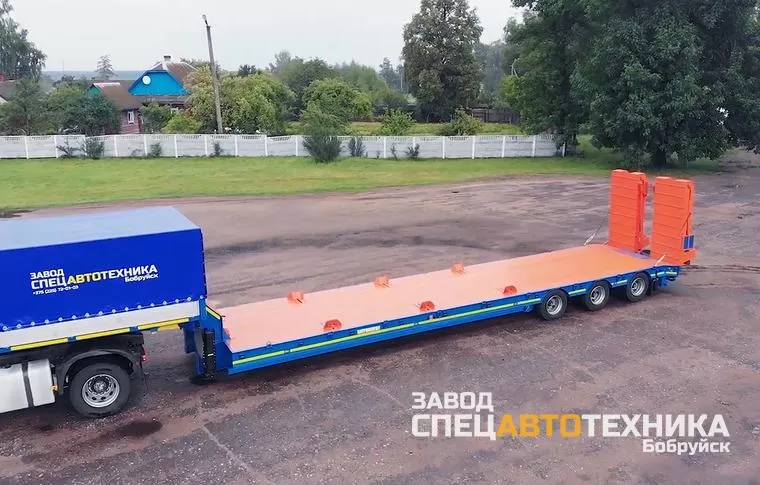 Полуприцеп низкорамный  sat173