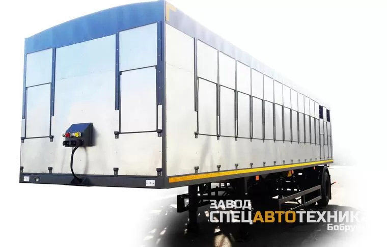 Полуприцеп автомобильный одноярусный (скотовоз)  sat47к-01
