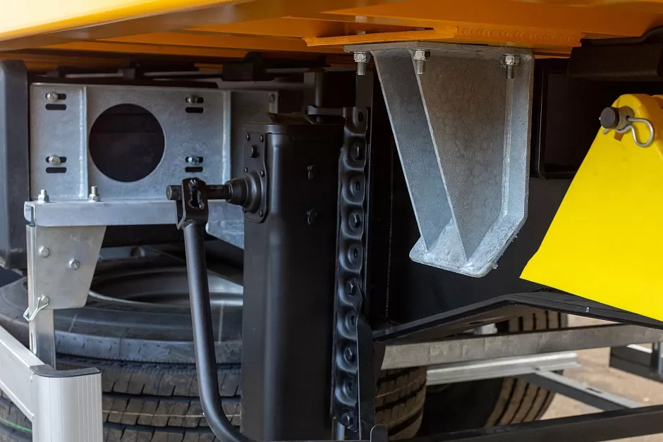 Полуприцеп самосвальный алюминиевый с боковой и задней разгрузкой  sat510