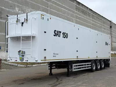 Эксплуатация щеповоза с подвижным полом зимой