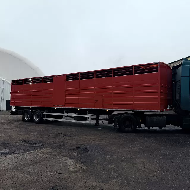 Полуприцеп автомобильный одноярусный (скотовоз) sat47к