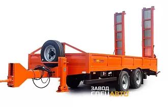 Прицеп низкорамный  сат123