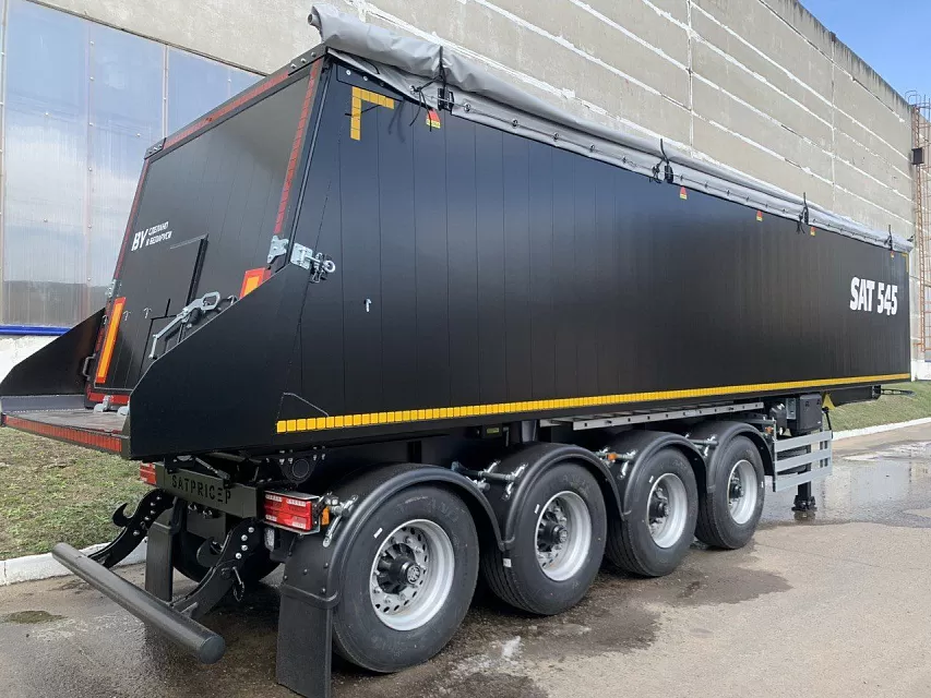 Полуприцеп самосвальный алюминиевый sat545