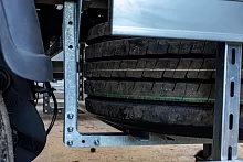 Полуприцеп самосвальный алюминиевый с боковой и задней разгрузкой  sat510