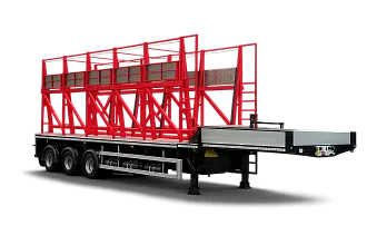 Полуприцеп автомобильный панелевоз (кассетный)  sat197