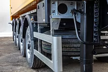 Полуприцеп самосвальный алюминиевый с боковой и задней разгрузкой  sat510