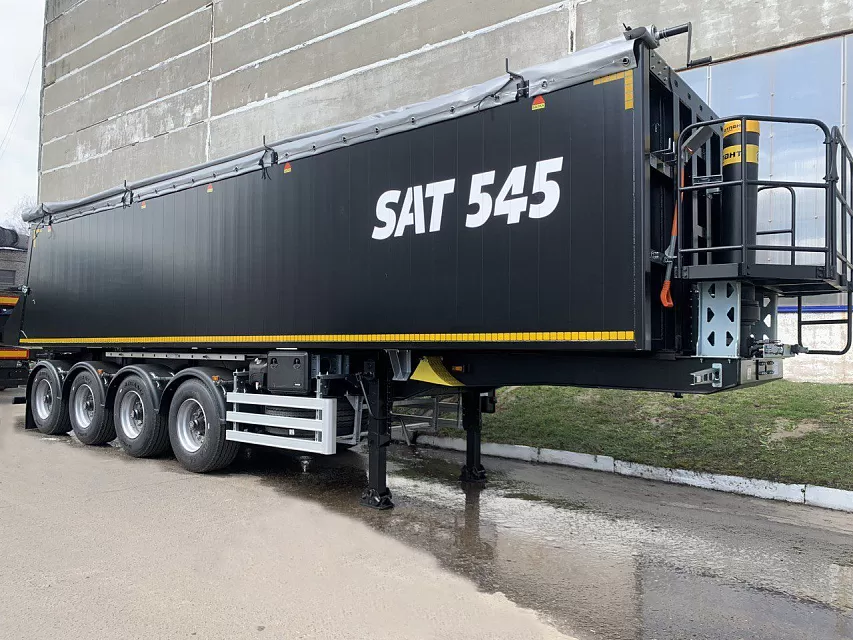 Полуприцеп самосвальный алюминиевый sat545