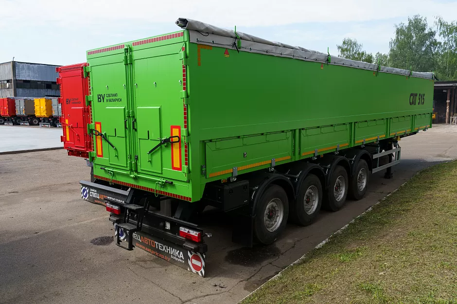 Полуприцеп алюминиевый бортовой  sat515