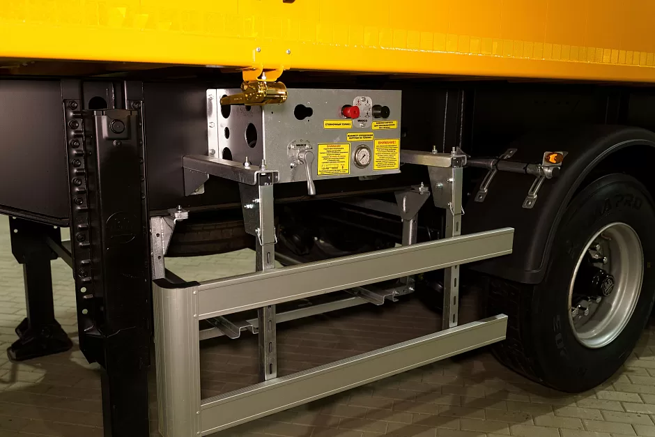 Полуприцеп самосвальный алюминиевый sat550