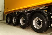 Полуприцеп самосвальный алюминиевый sat550