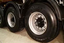 Полуприцеп самосвальный алюминиевый sat550