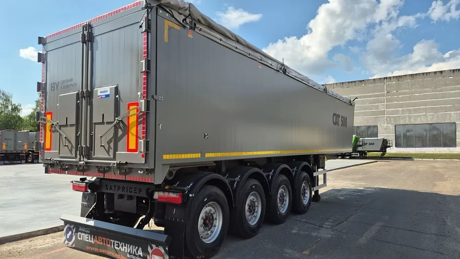 Полуприцеп самосвальный алюминиевый  sat500 (4-х осный)