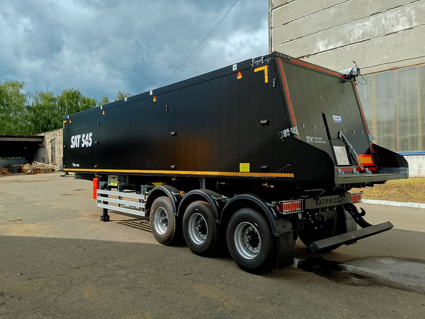 Полуприцеп самосвальный алюминиевый  sat545 (3-х осный)