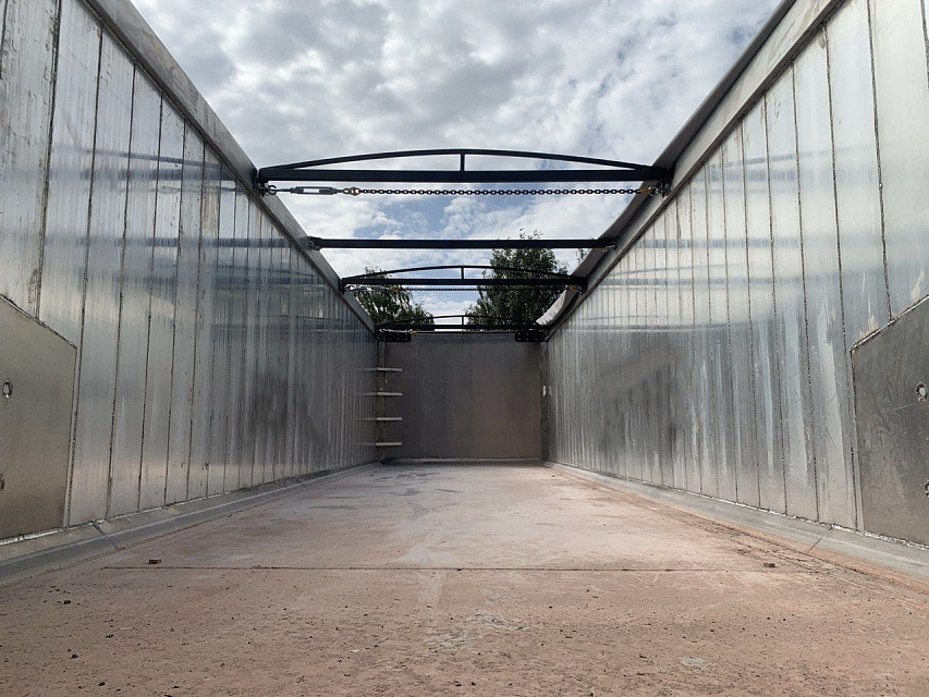 Полуприцеп самосвальный алюминиевый  sat545 (3-х осный)